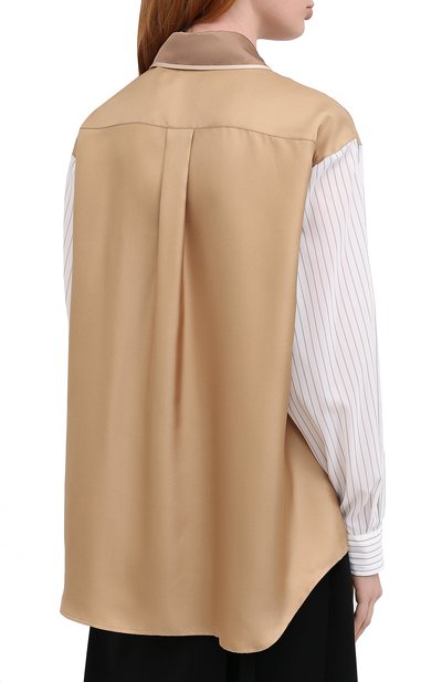 Шелковая рубашка BURBERRY, арт. 4566940, фото 4