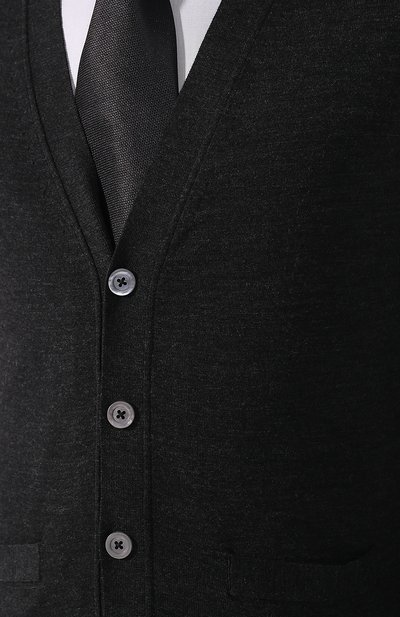 Шерстяной кардиган на пуговицах с v-образным вырезом TOM FORD, арт. BRM90/TFK155, фото 5