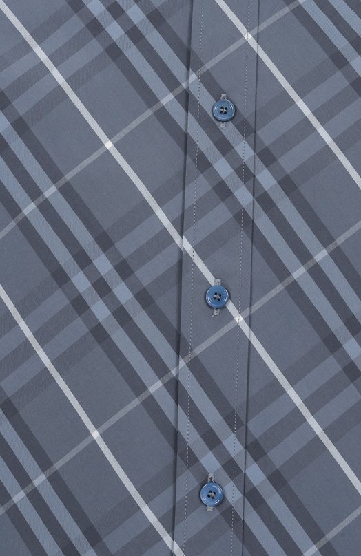 Хлопковая рубашка Burberry 8109517 Серый  8109517 Фото 6
