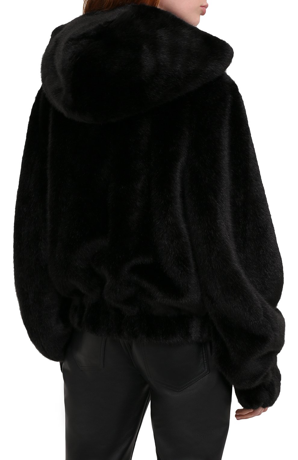 Шуба из экомеха HELMUT LANG, арт. H06HW407, фото 4