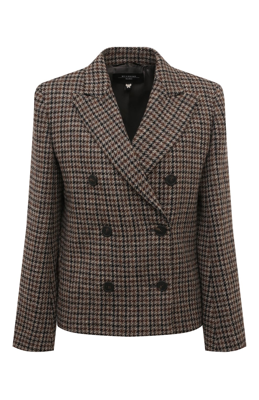 Шерстяной жакет WEEKEND MAX MARA коричневого цвета по цене 51400 руб., арт. NAUSICA, фото 1 Шерстяной жакет WEEKEND MAX MARA, арт. NAUSICA, фото 1