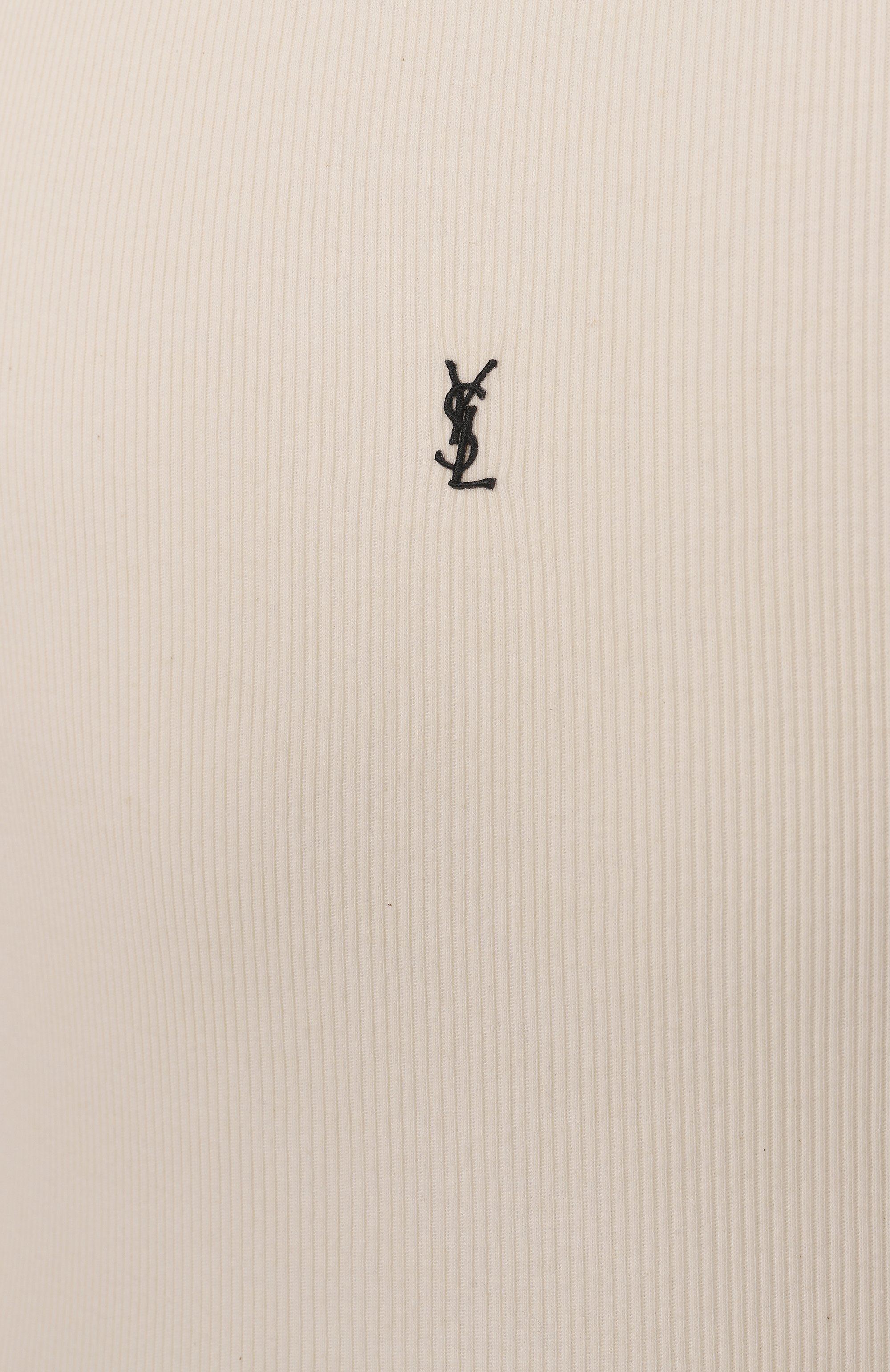 Хлопковая майка SAINT LAURENT, арт. 761275/Y37EC, фото 6