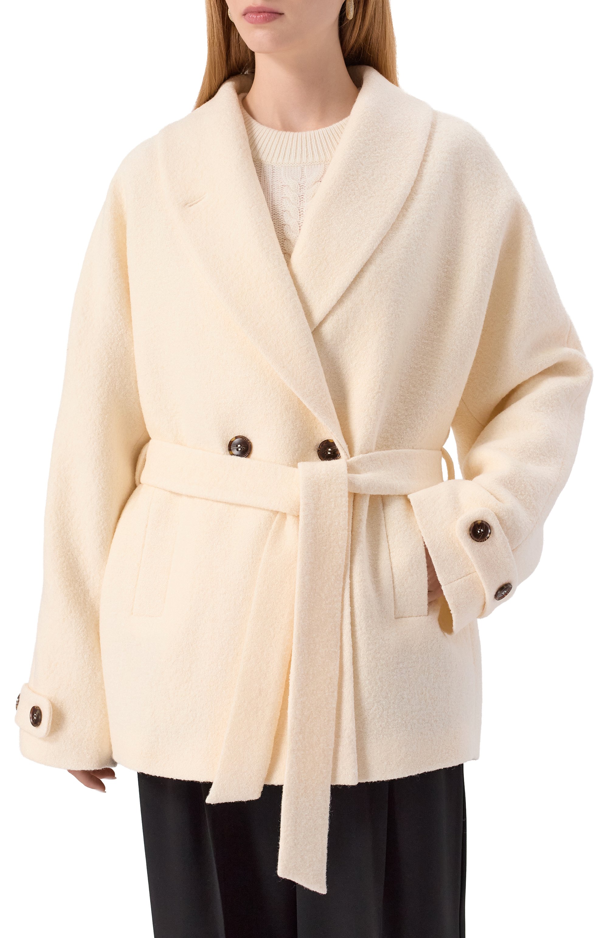 Шерстяное полупальто SEVEN LAB, арт. 225-S-W-00-11-079, фото 3