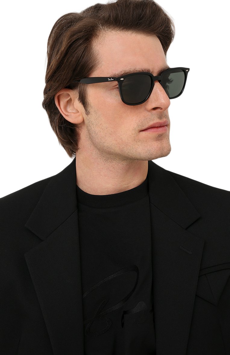 Женские солнцезащитные очки RAY-BAN черного цвета, арт. 4362-601/71 | Фото 3 (Тип очков: С/з; Региональные ограничения белый список (Axapta Mercury): Не проставлено; Нос: Не проставлено; Материал: Пластик; Очки форма: Круглые)