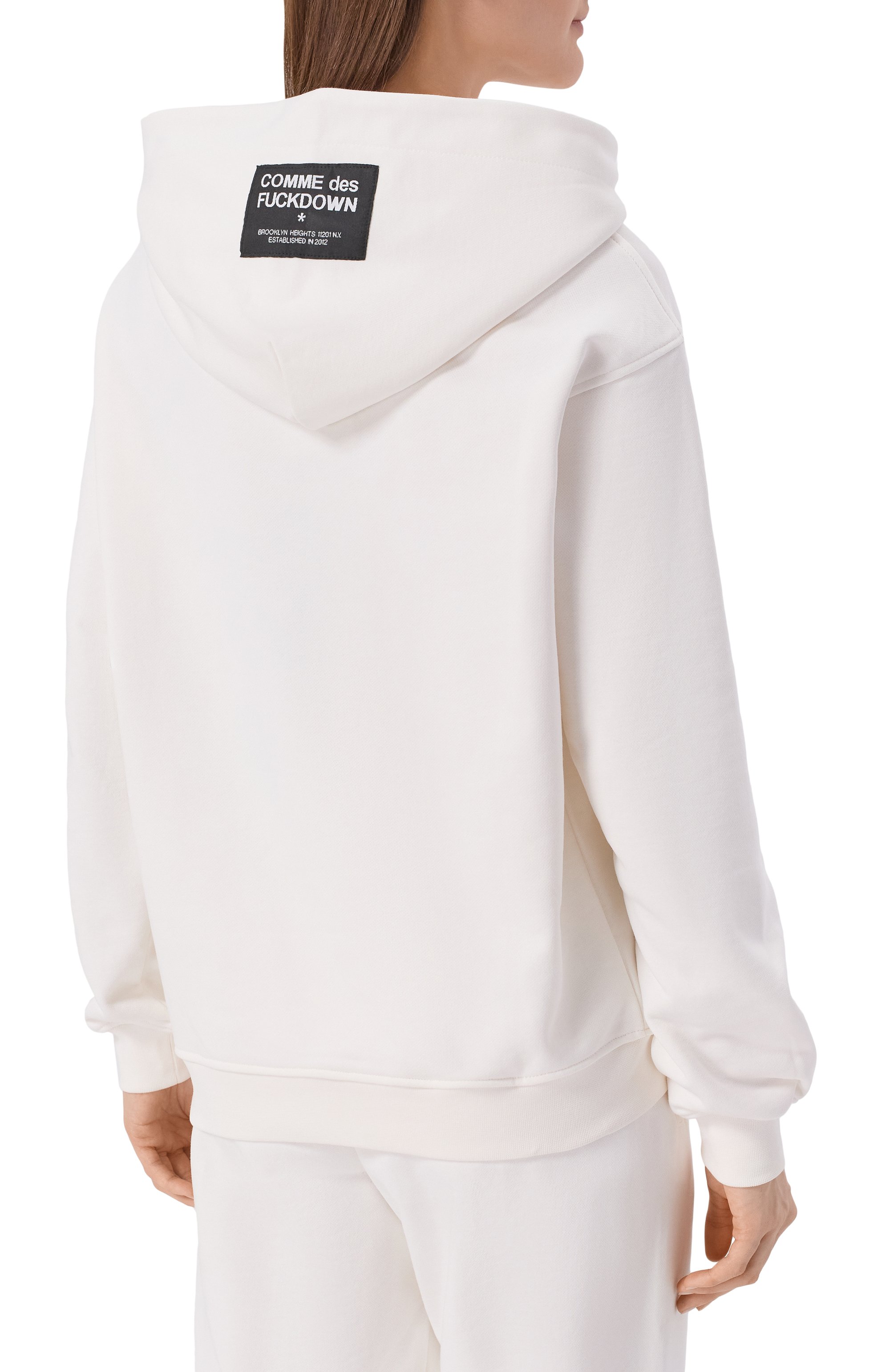 Хлопковое худи COMME DES FUCKDOWN, арт. CFABW01550, фото 4