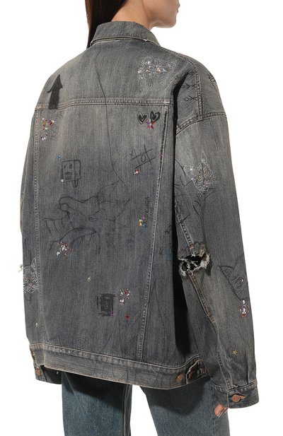 Джинсовая куртка BALENCIAGA, арт. 721708/T0W66, фото 4