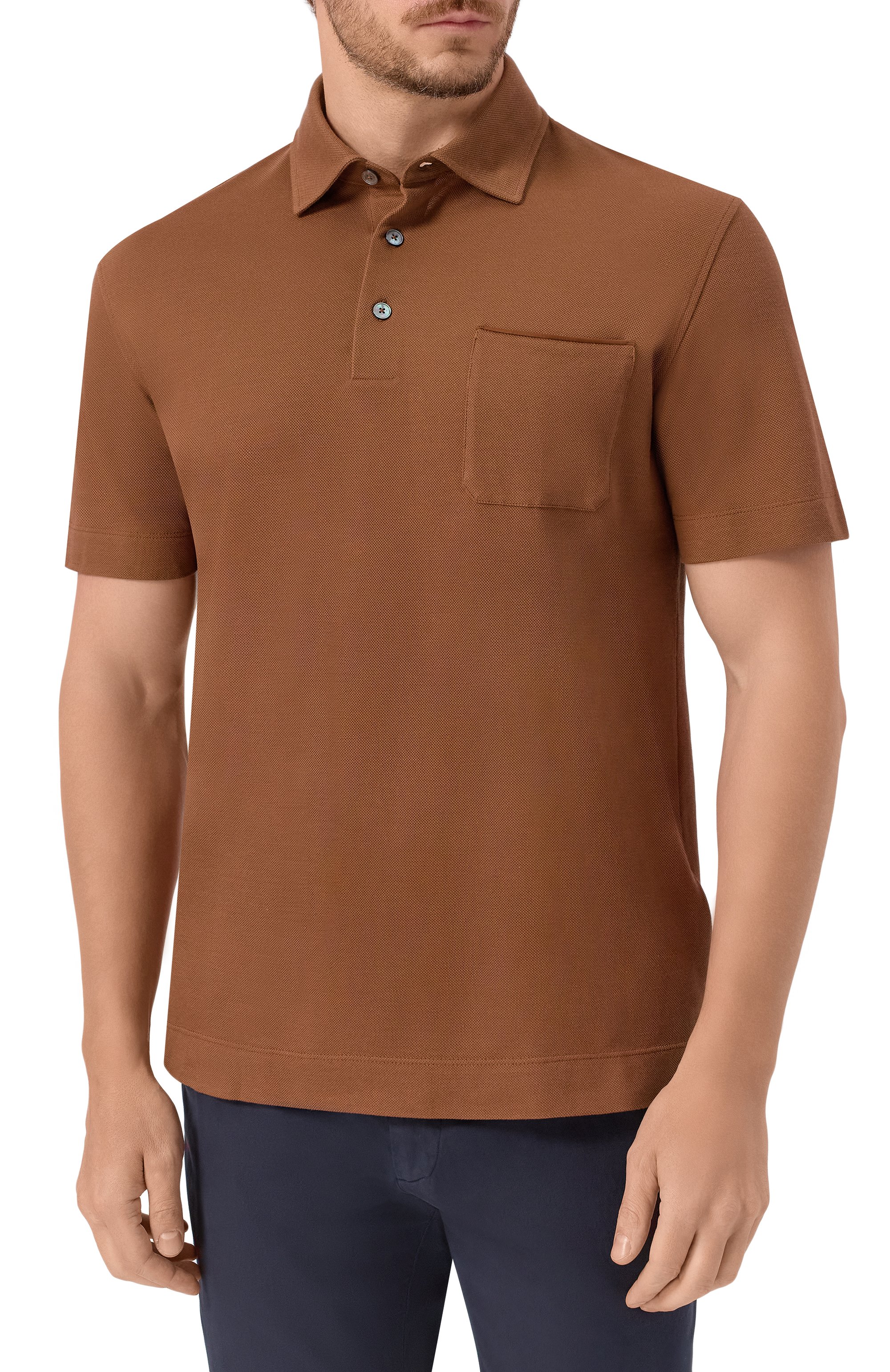 Хлопковое поло ZEGNA, арт. F752/UF392A9, фото 3