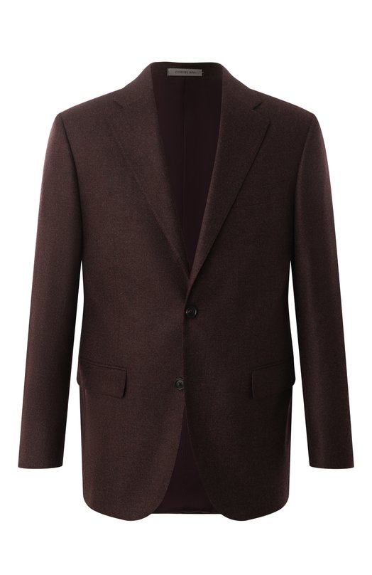 Пиджак из шерсти и кашемира Corneliani 946008-9418267 Бордовый 946008-9418267
