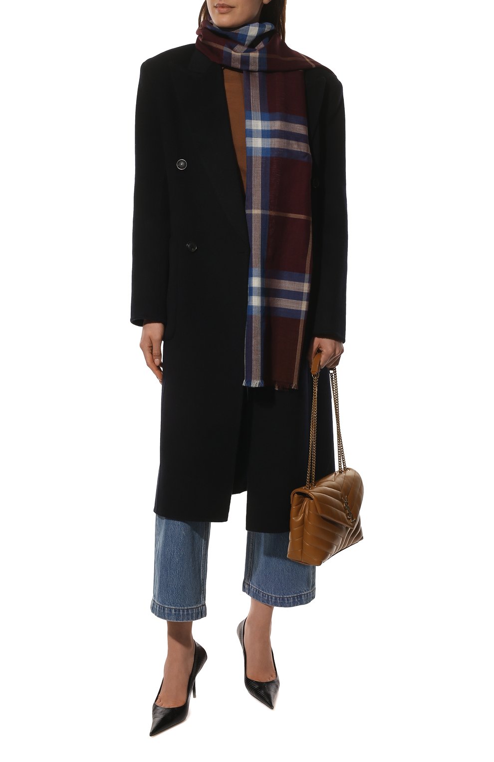 Шарф из шерсти и шелка BURBERRY, арт. 8049577, фото 2