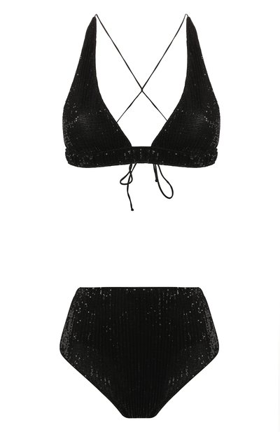 Женский раздельный купальник OSEREE, арт. BTS904/T0P HIGH WAISTED PAILLETTES/MID