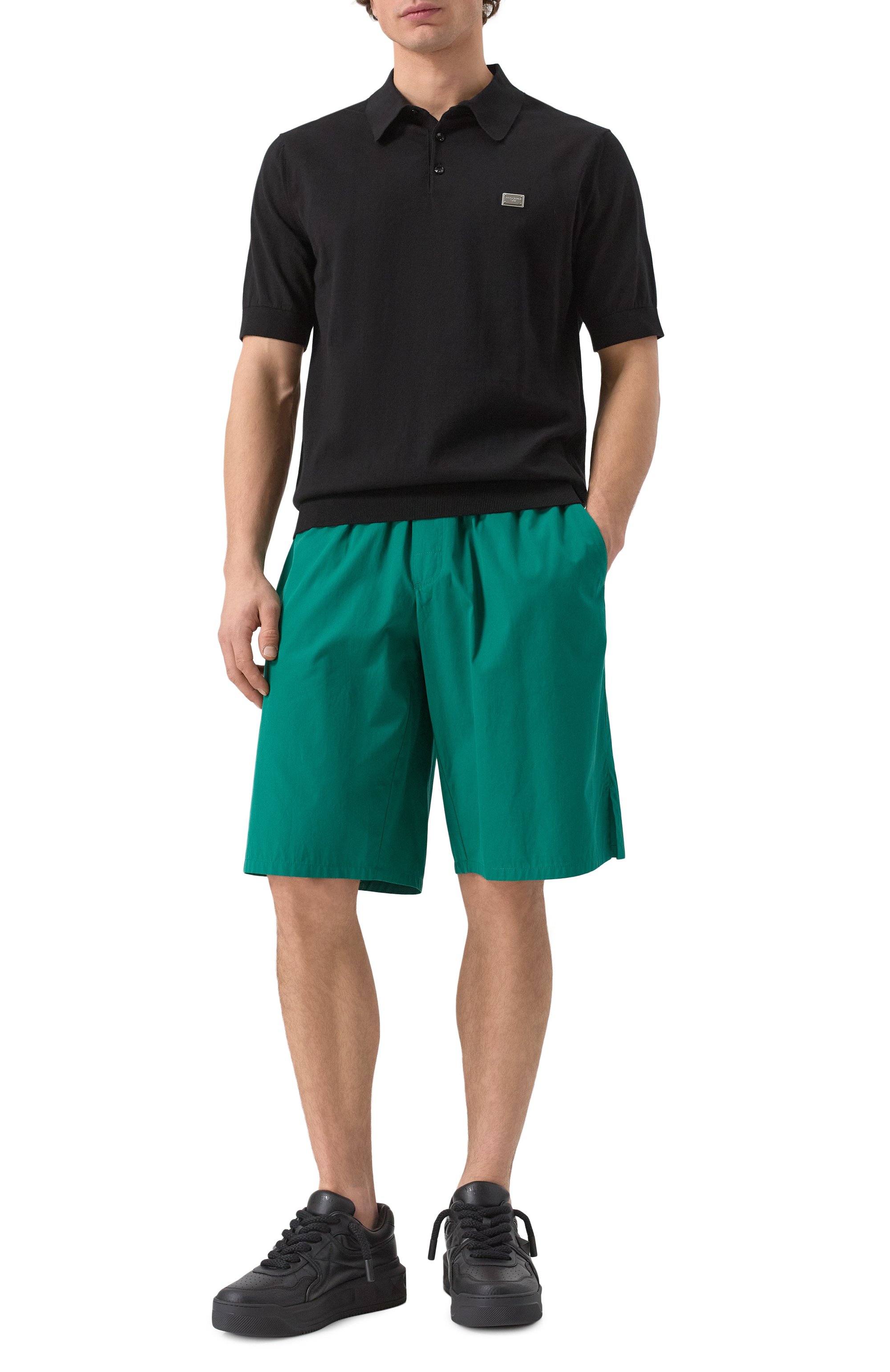 Хлопковое поло DOLCE & GABBANA, арт. GXZ02T/JBCE9, фото 2