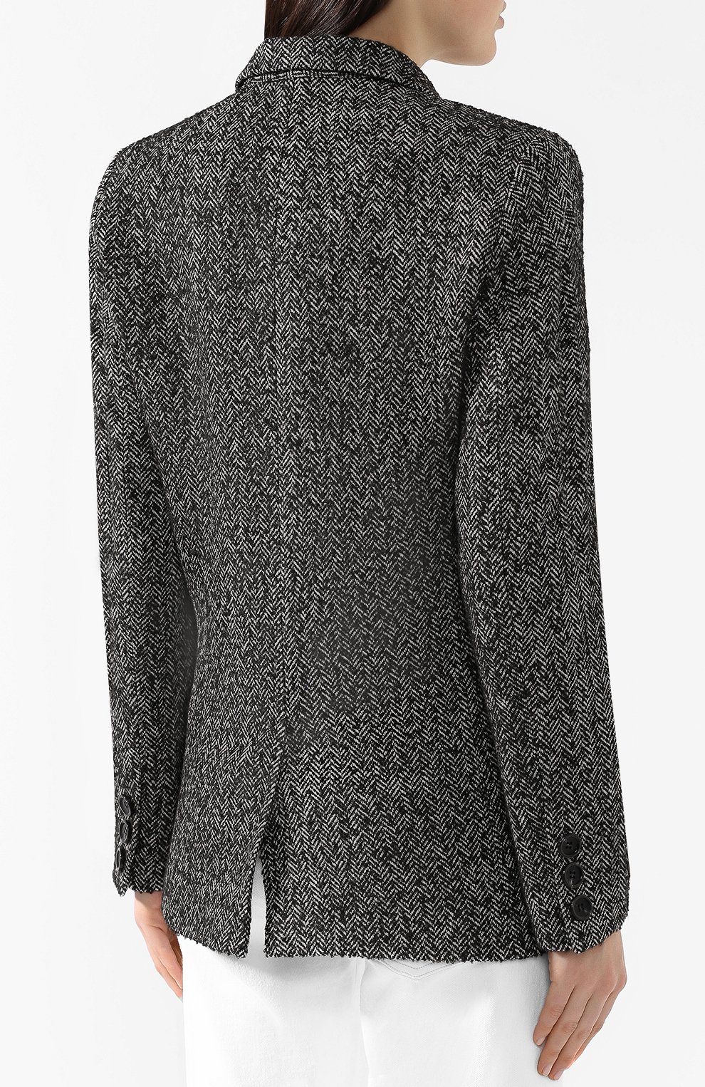 Жакет из смеси шерсти и кашемира SEVEN LAB, арт. J19P-0herringbone, фото 4