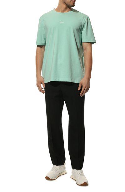 Хлопковая футболка BOSS ORANGE, арт. 50473278, фото 2