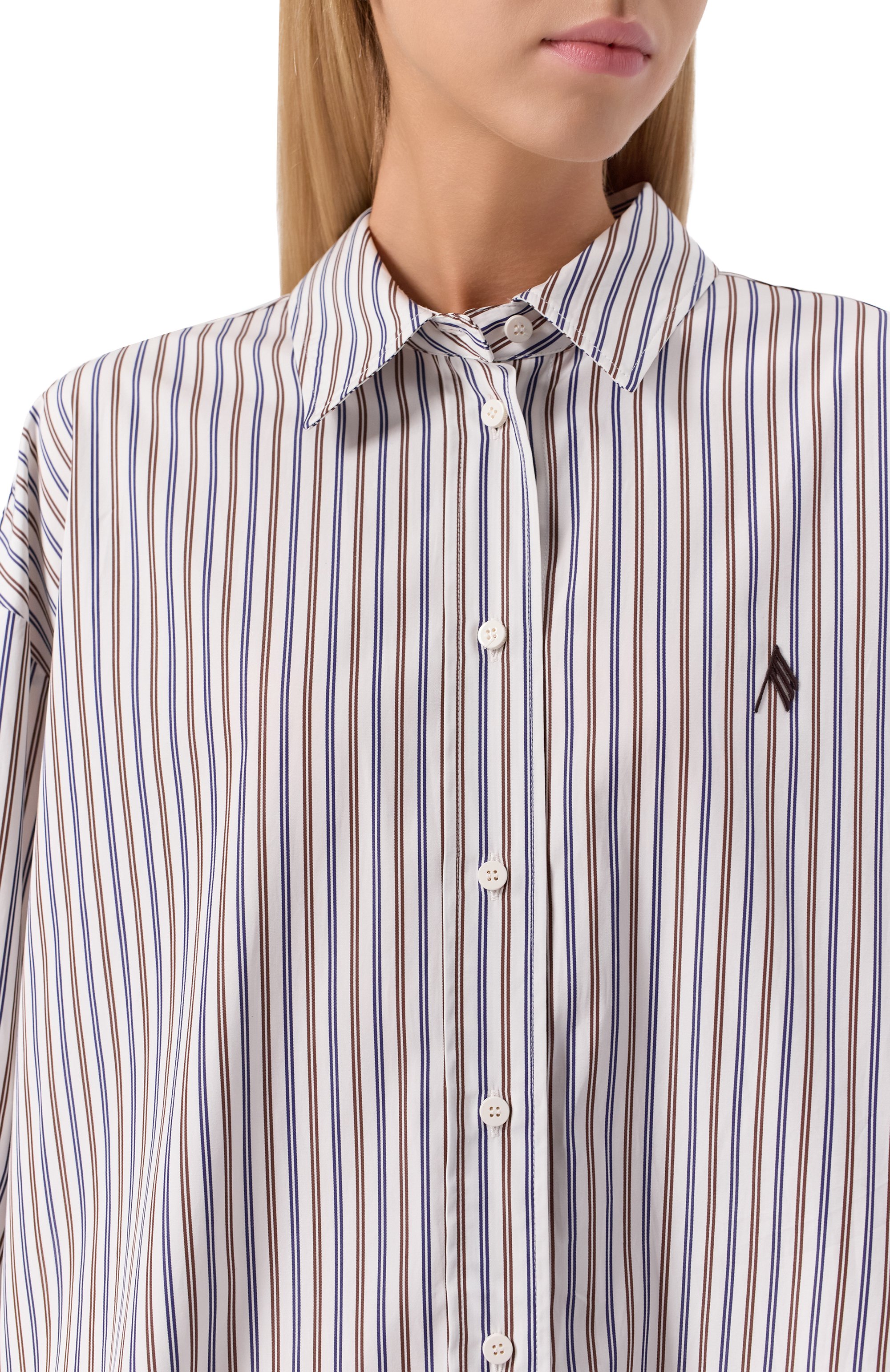 Хлопковая рубашка THE ATTICO, арт. 251WCH00004/CCC117AA, фото 5