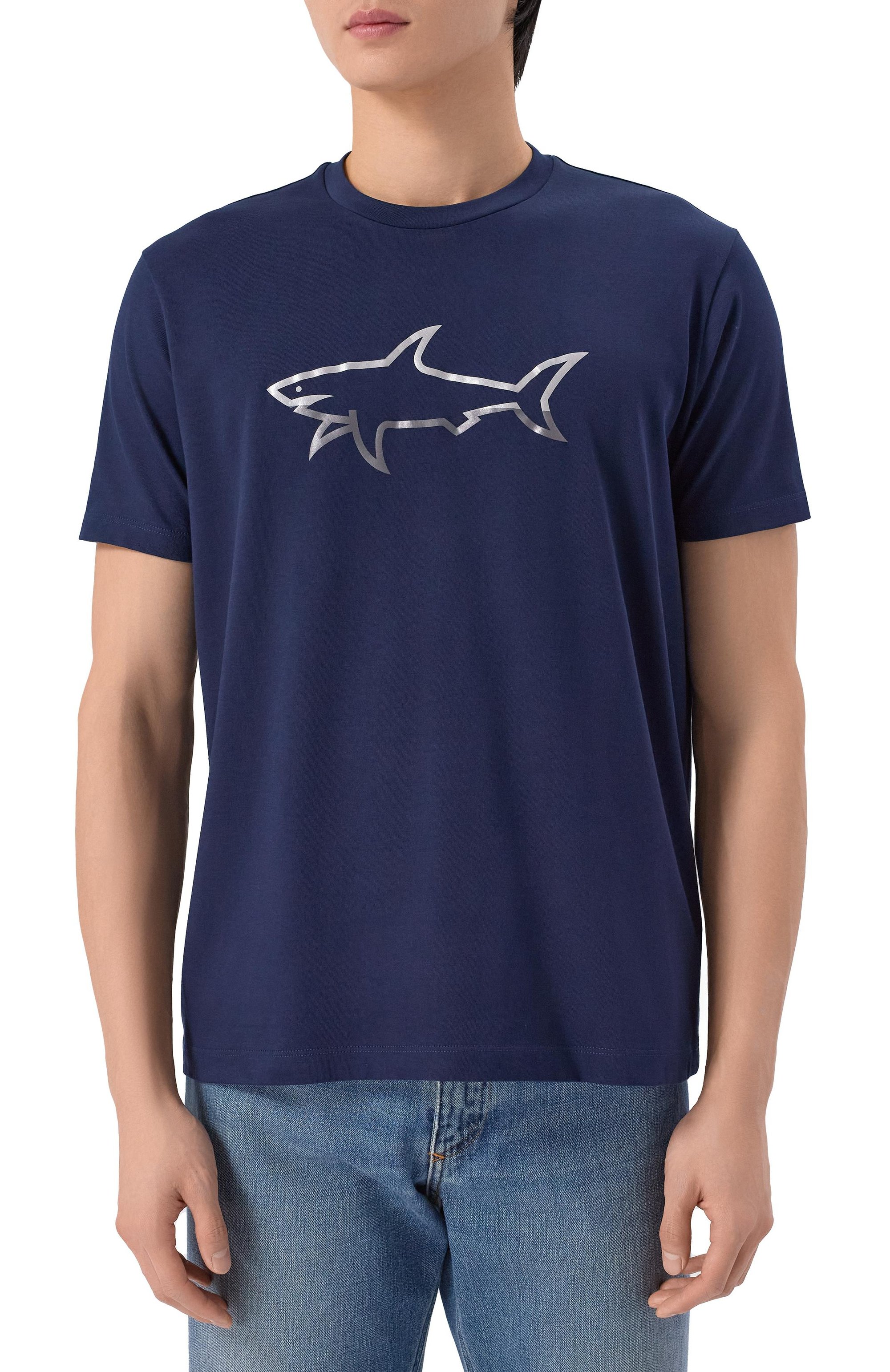 Хлопковая футболка PAUL&SHARK, арт. 25411078_001, фото 3