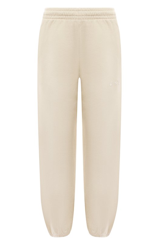 

Хлопковые джоггеры Off-White, Бежевый