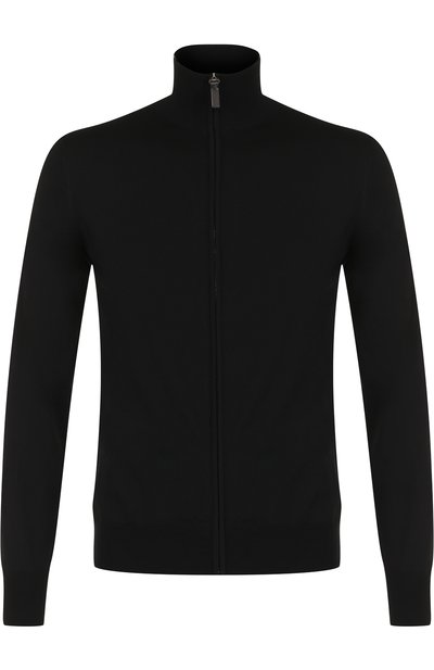 Шерстяной кардиган BRIONI черного цвета по цене 105500 руб., арт. UMT20L/0ZK18, фото 1 Шерстяной кардиган BRIONI, арт. UMT20L/0ZK18, фото 1