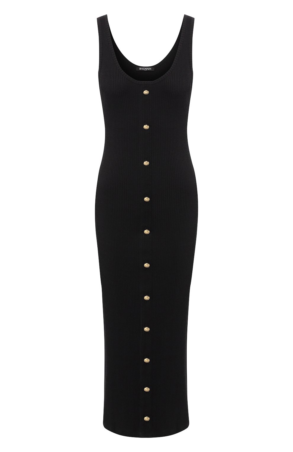 Платье из смеси хлопка и вискозы BALMAIN, арт. RF16408/C067, фото 1