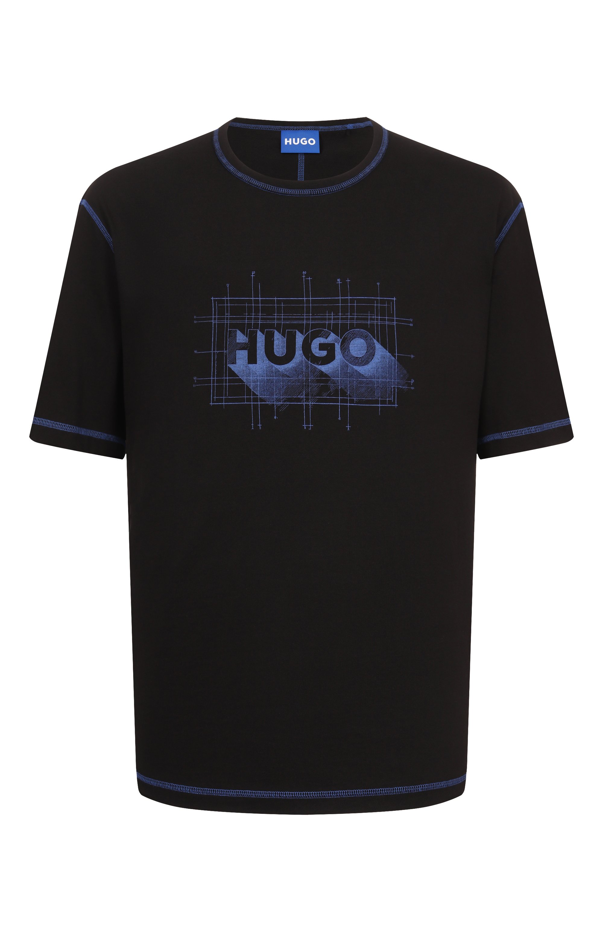 Хлопковая футболка HUGO BLUE, арт. 50553498, фото 1