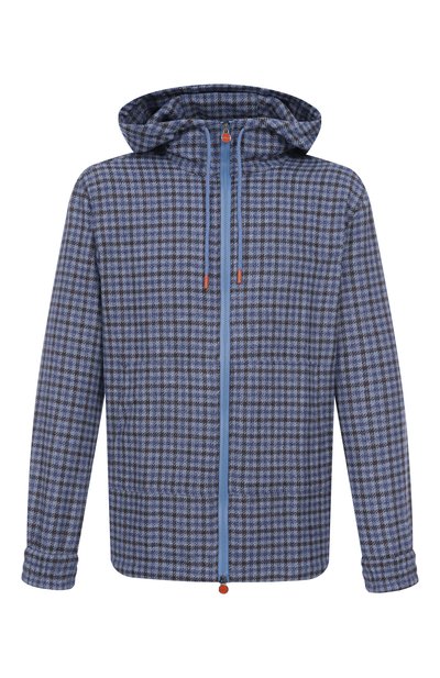 Мужская рубашка из шерсти и шелка KITON, арт. UMC010K0128G01