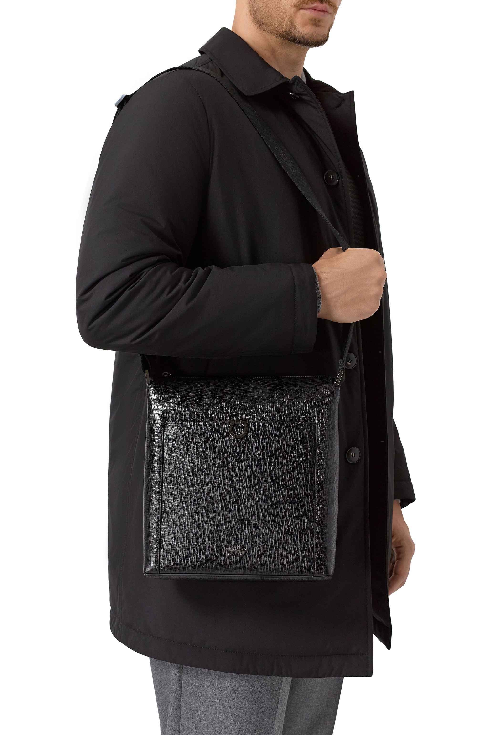 Сумка gancini FERRAGAMO, арт. 241805/786398, фото 2