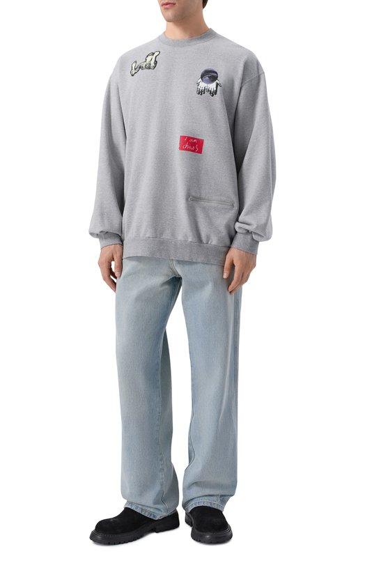 Джинсы MSGM 4040MP237L/267086 Голубой  4040MP237L/267086 Фото 2