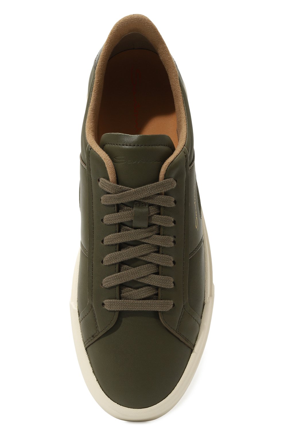 Кожаные кеды gloria SANTONI, арт. MBGG21967PNNKDRX, фото 6