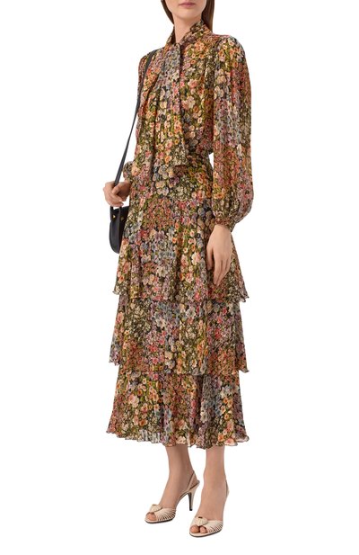 Женская шелковая юбка VALENTINO, арт. 8B3RAEN1/A08