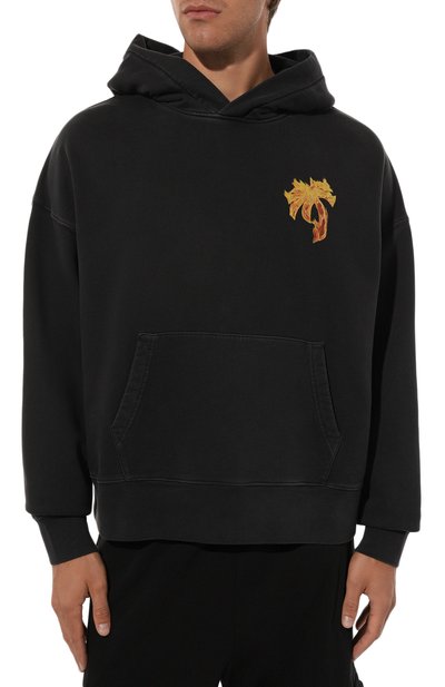 Хлопковое худи PALM ANGELS, арт. PMBB058F24FLE005, фото 3