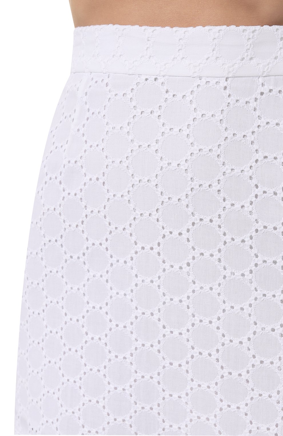 Хлопковая юбка OLOLOL белого цвета по цене 39000 руб., арт. OLSK044/3105.100/S23, фото 5 Хлопковая юбка OLOLOL, арт. OLSK044/3105.100/S23, фото 5