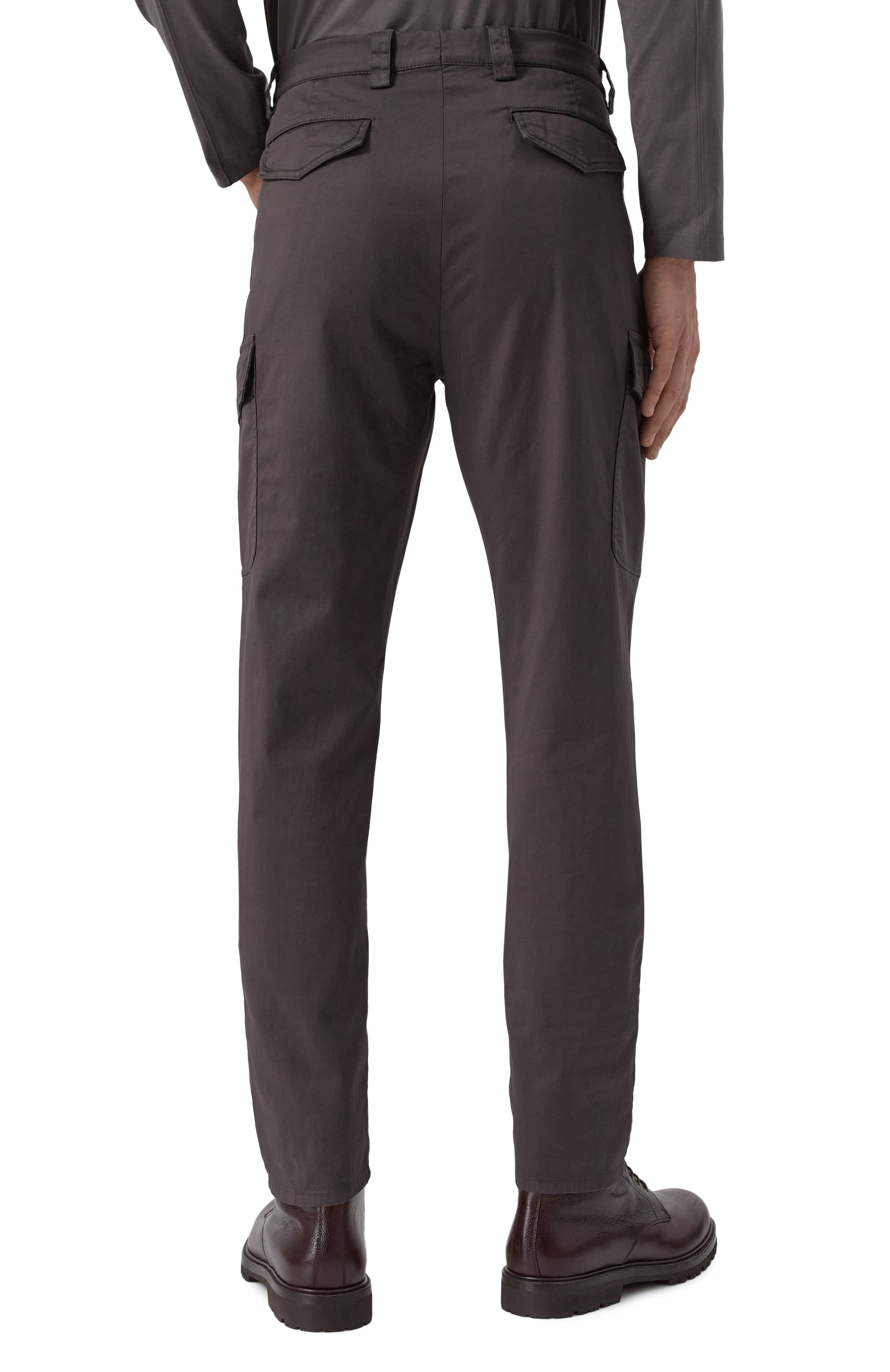 Хлопковые брюки-карго BRUNELLO CUCINELLI, арт. M289LE1890, фото 4