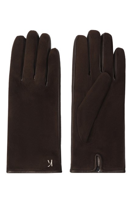 Женские замшевые перчатки KITON, арт. D60904K0534F02