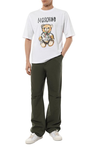 Хлопковая футболка MOSCHINO, арт. V0717/0241, фото 2