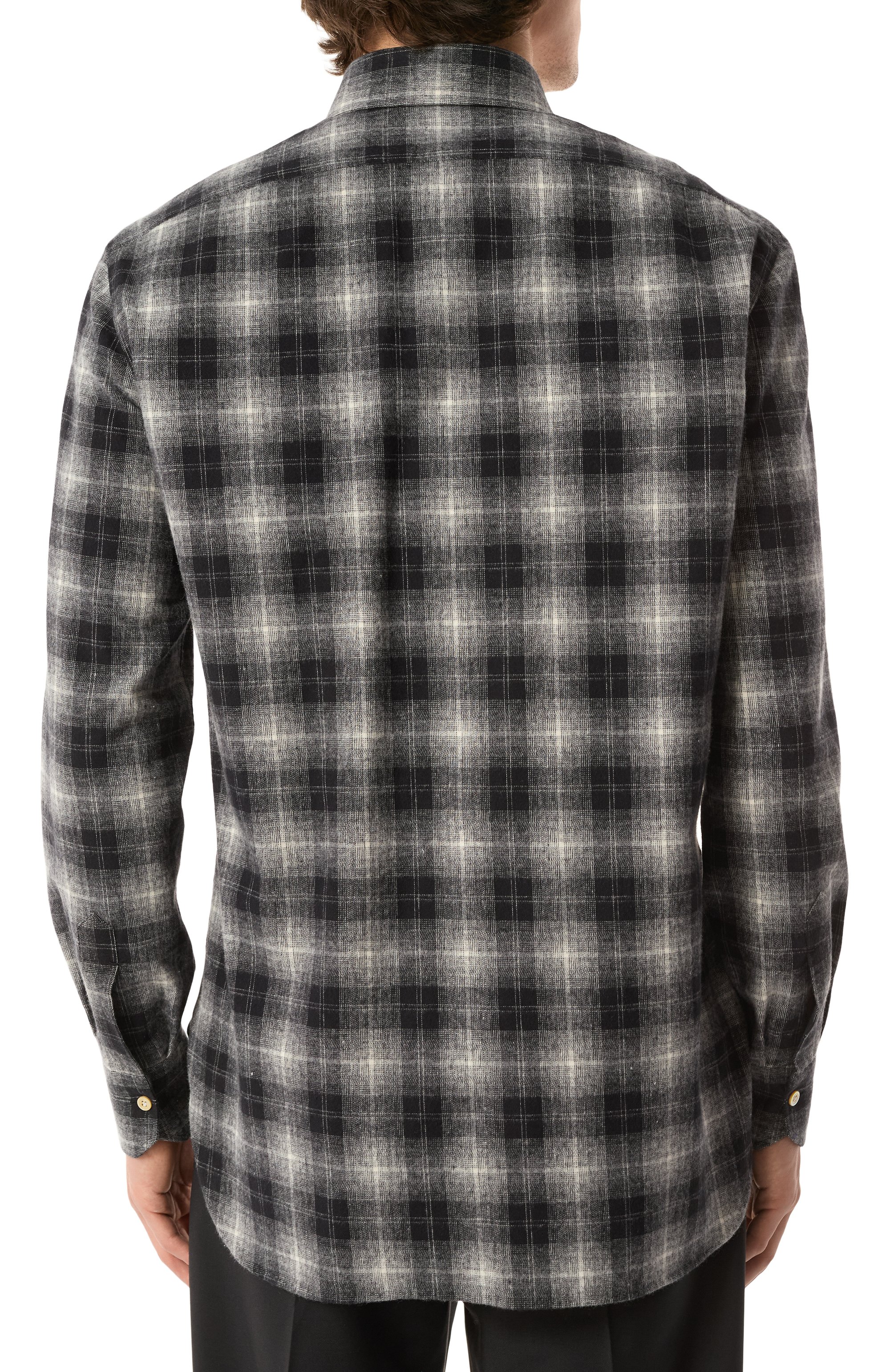 Хлопковая рубашка KITON, арт. UCIH0903403, фото 4