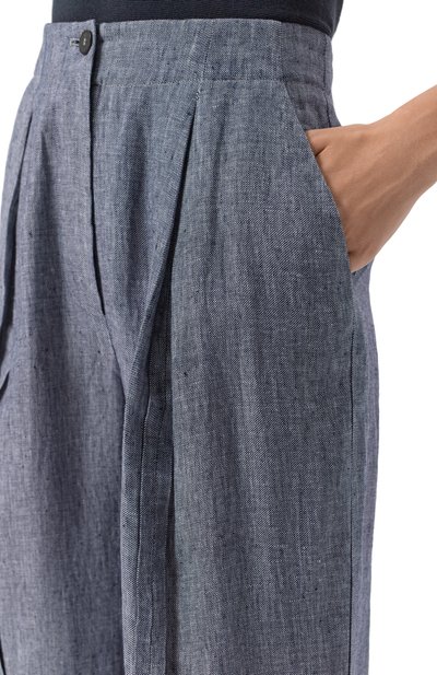 Льняные брюки EMPORIO ARMANI, арт. EW001572/TE10381, фото 5