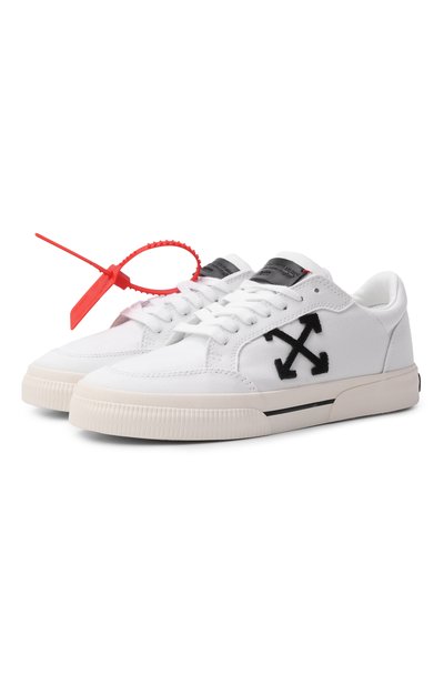Женские текстильные кеды new low vulcanized OFF-WHITE, арт. 0WIA288C99FAB002
