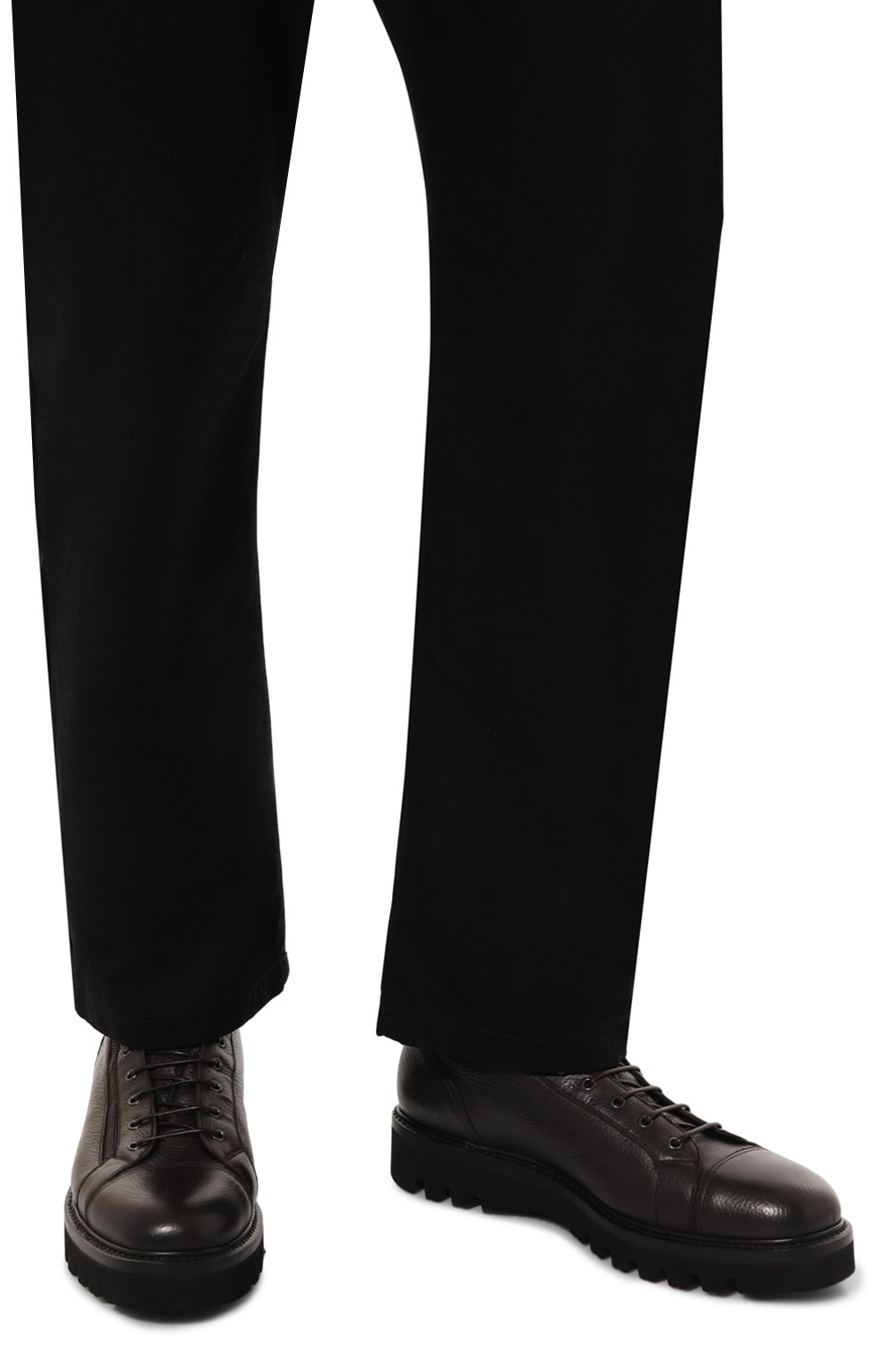 Кожаные ботинки W.GIBBS, арт. 0672001/CERV0 VACCHETTA FUR, фото 3