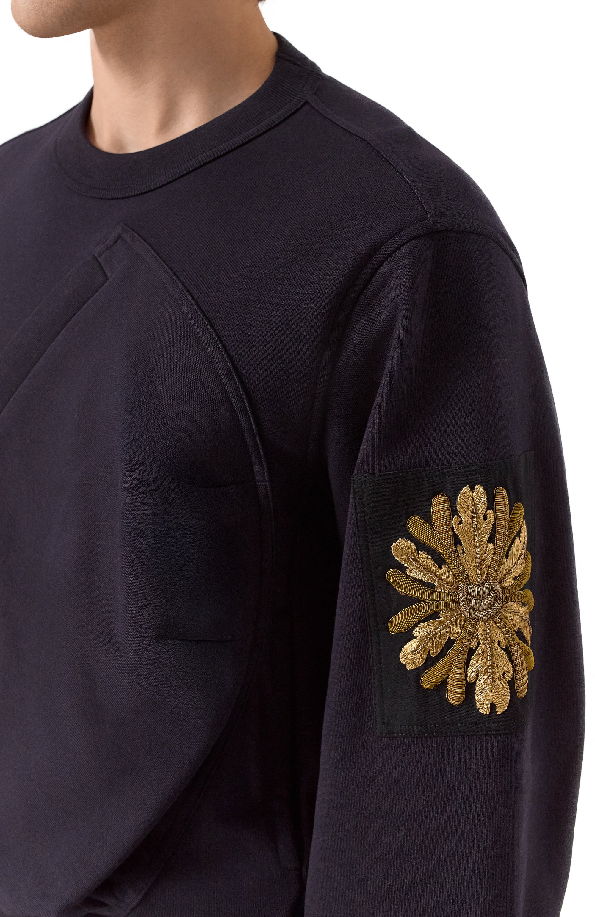 Хлопковый свитшот DRIES VAN NOTEN, арт. 251-021162-1610, фото 5