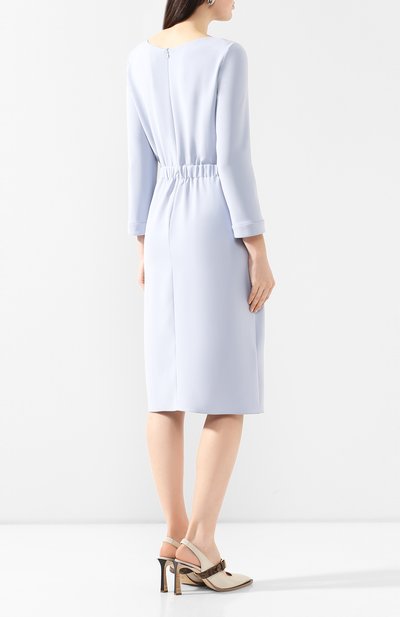 Платье GIORGIO ARMANI голубого цвета по цене 157000 руб., арт. 0SHVA049/T002M, фото 4 Платье GIORGIO ARMANI, арт. 0SHVA049/T002M, фото 4