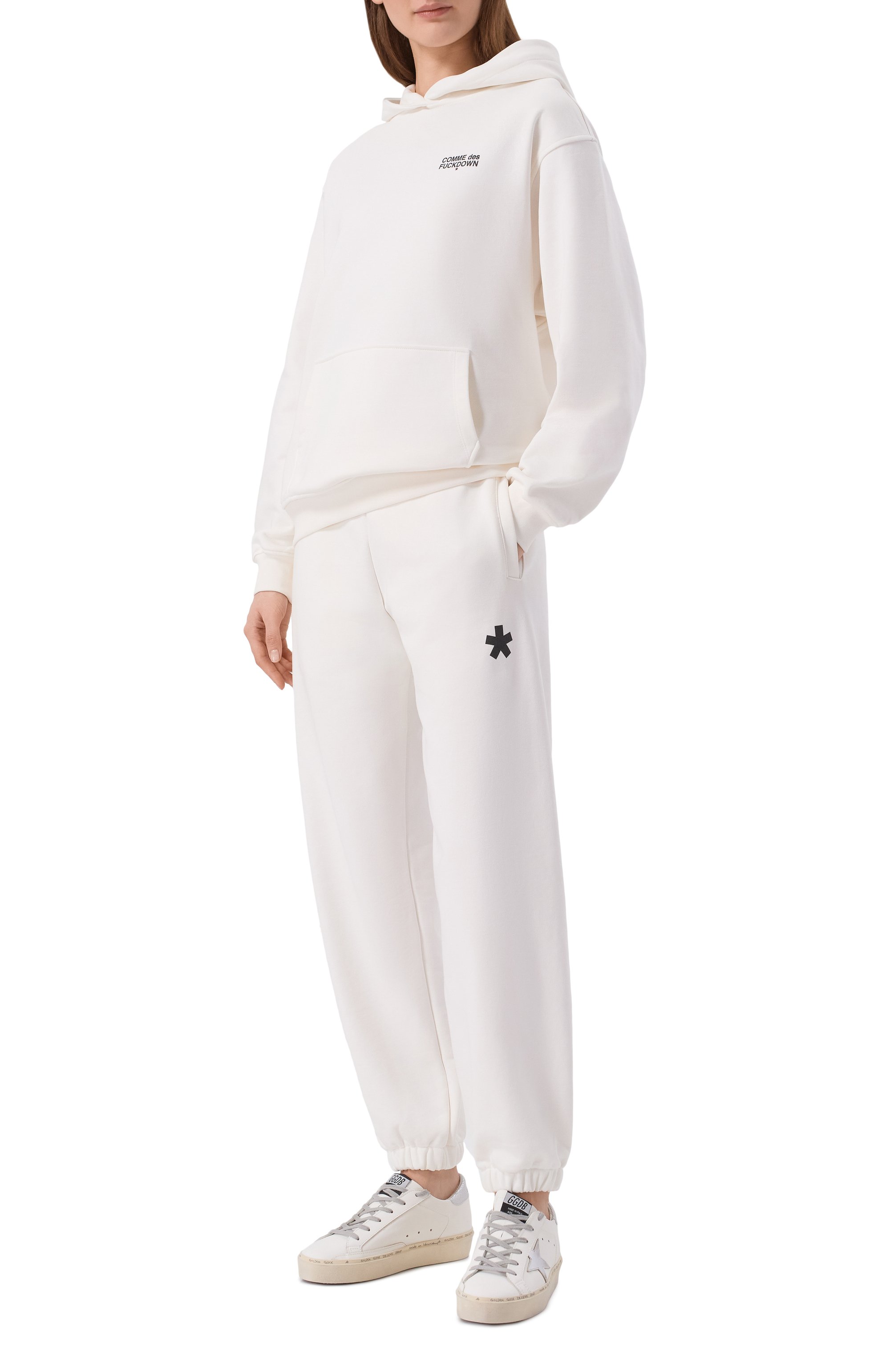Хлопковые джоггеры COMME DES FUCKDOWN, арт. CFABW01557, фото 2