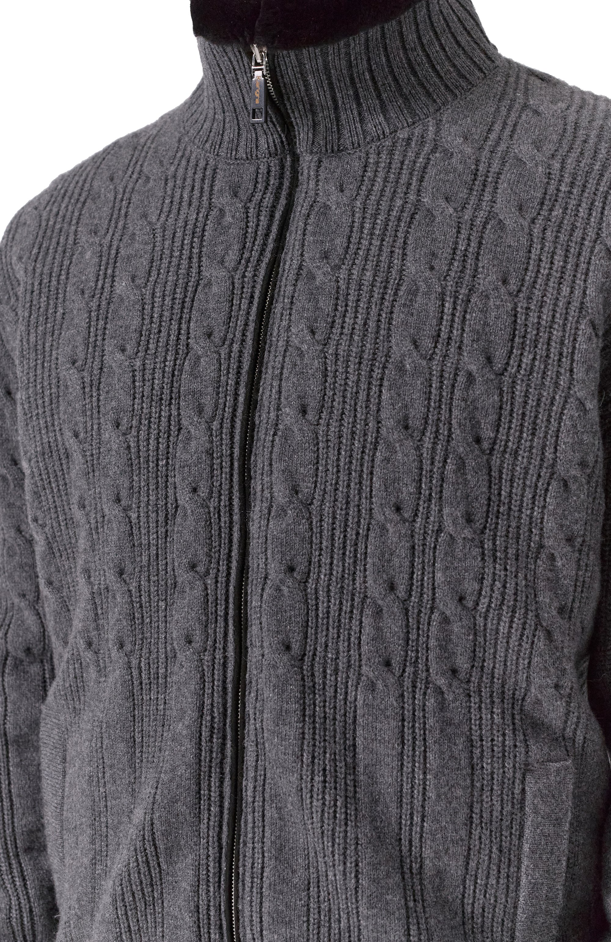 Кашемировый бомбер с подкладкой из бобра KANGRA, арт. 9151/09 02, фото 5