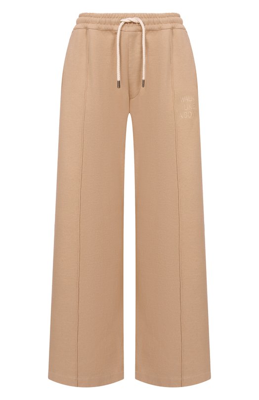 Хлопковые брюки Halfboy HS261WP001 FL005/J0GGER Бежевый HS261WP001 FL005/J0GGER