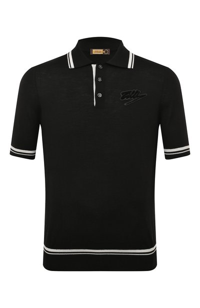 Мужская поло из шерсти и шелка ZILLI, арт. KBP002M0240VBW000