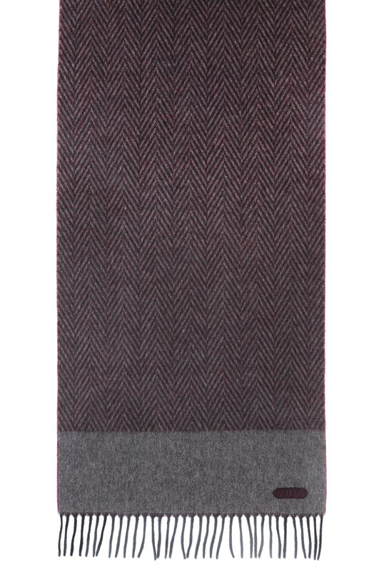 Кашемировый шарф Zilli SSAN00M0320VZI0C0 Бордовый  SSAN00M0320VZI0C0 Фото 4