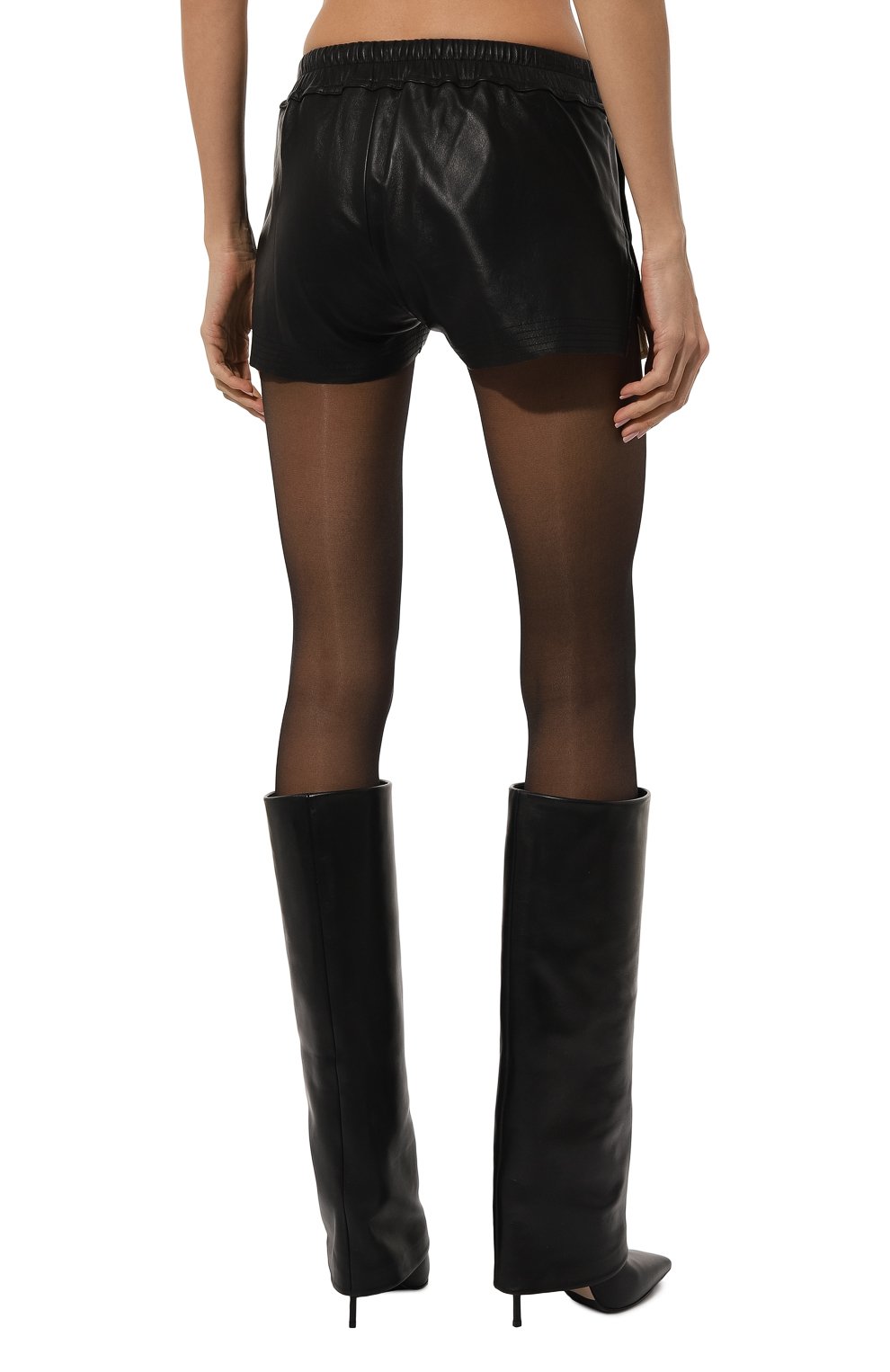 Кожаные шорты RICK OWENS, арт. RP02D3316/LLP, фото 4
