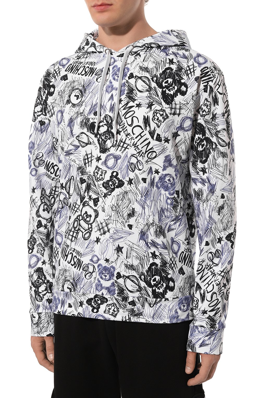 Хлопковое худи MOSCHINO, арт. A1711/4413, фото 3