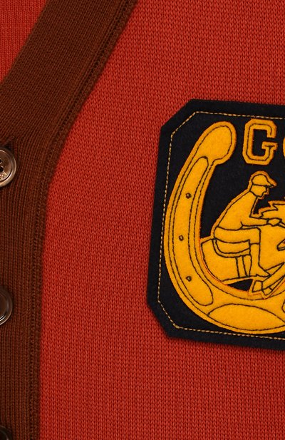 Хлопковый кардиган GUCCI, арт. 590277/XKA2Z, фото 3