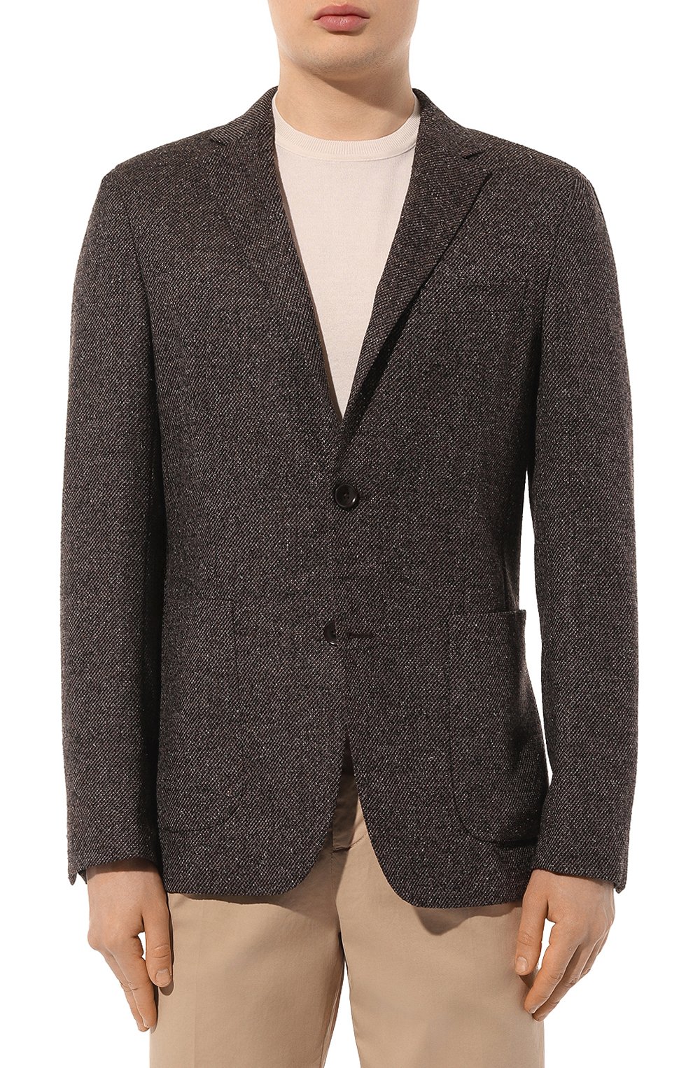 Пиджак из шерсти и шелка ZEGNA, арт. 1D7SG0/650706A6, фото 3