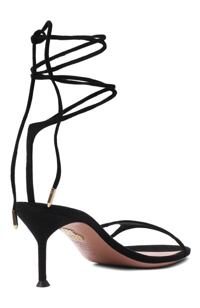 Замшевые босоножки bikini 65 AQUAZZURA, арт. BKNMIDS1-SUE-000, фото 5