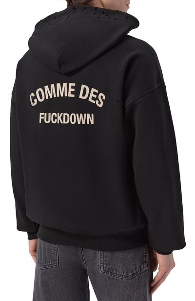 Хлопковое худи COMME DES FUCKDOWN, арт. CFABM01926, фото 4
